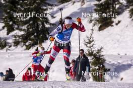 15.12.2019, Hochfilzen, Austria (AUT): Julia Schwaiger (AUT) - IBU world cup biathlon, pursuit women, Hochfilzen (AUT). www.nordicfocus.com. © Nico Manzoni/NordicFocus. Every downloaded picture is fee-liable.