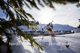 15.12.2019, Hochfilzen, Austria (AUT): Marte Olsbu Roeiseland (NOR) - IBU world cup biathlon, pursuit women, Hochfilzen (AUT). www.nordicfocus.com. © Manzoni/NordicFocus. Every downloaded picture is fee-liable.