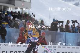15.12.2019, Hochfilzen, Austria (AUT): Franziska Hildebrand (GER) - IBU world cup biathlon, pursuit women, Hochfilzen (AUT). www.nordicfocus.com. © Manzoni/NordicFocus. Every downloaded picture is fee-liable.