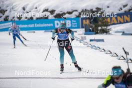 15.12.2019, Hochfilzen, Austria (AUT): Anais Bescond (FRA) - IBU world cup biathlon, pursuit women, Hochfilzen (AUT). www.nordicfocus.com. © Nico Manzoni/NordicFocus. Every downloaded picture is fee-liable.