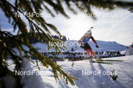 15.12.2019, Hochfilzen, Austria (AUT): Karoline Offigstad Knotten (NOR) - IBU world cup biathlon, pursuit women, Hochfilzen (AUT). www.nordicfocus.com. © Manzoni/NordicFocus. Every downloaded picture is fee-liable.