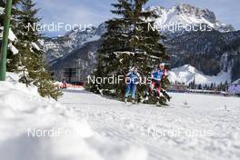 15.12.2019, Hochfilzen, Austria (AUT): Irene Cadurisch (SUI), Julia Schwaiger (AUT) - IBU world cup biathlon, pursuit women, Hochfilzen (AUT). www.nordicfocus.com. © Nico Manzoni/NordicFocus. Every downloaded picture is fee-liable.
