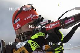 15.12.2019, Hochfilzen, Austria (AUT): Arnd Peiffer (GER) - IBU world cup biathlon, relay men, Hochfilzen (AUT). www.nordicfocus.com. © Manzoni/NordicFocus. Every downloaded picture is fee-liable.