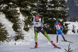 15.12.2019, Hochfilzen, Austria (AUT): Klemen Bauer (SLO) - IBU world cup biathlon, relay men, Hochfilzen (AUT). www.nordicfocus.com. © Nico Manzoni/NordicFocus. Every downloaded picture is fee-liable.