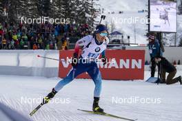 15.12.2019, Hochfilzen, Austria (AUT): Joscha Burkhalter (SUI) - IBU world cup biathlon, relay men, Hochfilzen (AUT). www.nordicfocus.com. © Nico Manzoni/NordicFocus. Every downloaded picture is fee-liable.