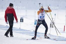 15.12.2019, Hochfilzen, Austria (AUT): Benedikt Doll (GER) - IBU world cup biathlon, relay men, Hochfilzen (AUT). www.nordicfocus.com. © Manzoni/NordicFocus. Every downloaded picture is fee-liable.