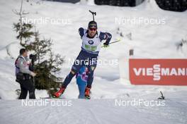 15.12.2019, Hochfilzen, Austria (AUT): Thomas Bormolini (ITA) - IBU world cup biathlon, relay men, Hochfilzen (AUT). www.nordicfocus.com. © Nico Manzoni/NordicFocus. Every downloaded picture is fee-liable.