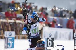 15.12.2019, Hochfilzen, Austria (AUT): Kalev Ermits (EST) - IBU world cup biathlon, relay men, Hochfilzen (AUT). www.nordicfocus.com. © Manzoni/NordicFocus. Every downloaded picture is fee-liable.