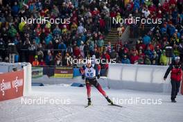15.12.2019, Hochfilzen, Austria (AUT): Johannes Thingnes Boe (NOR) - IBU world cup biathlon, relay men, Hochfilzen (AUT). www.nordicfocus.com. © Nico Manzoni/NordicFocus. Every downloaded picture is fee-liable.