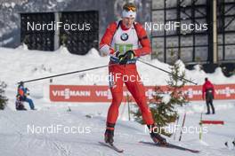 15.12.2019, Hochfilzen, Austria (AUT): Scott Gow (CAN) - IBU world cup biathlon, relay men, Hochfilzen (AUT). www.nordicfocus.com. © Nico Manzoni/NordicFocus. Every downloaded picture is fee-liable.