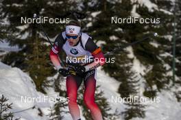 15.12.2019, Hochfilzen, Austria (AUT): Tarjei Boe (NOR) - IBU world cup biathlon, relay men, Hochfilzen (AUT). www.nordicfocus.com. © Nico Manzoni/NordicFocus. Every downloaded picture is fee-liable.