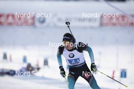 15.12.2019, Hochfilzen, Austria (AUT): Quentin Fillon Maillet (FRA) - IBU world cup biathlon, relay men, Hochfilzen (AUT). www.nordicfocus.com. © Manzoni/NordicFocus. Every downloaded picture is fee-liable.