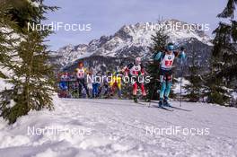 15.12.2019, Hochfilzen, Austria (AUT): Philipp Horn (GER), Peppe Femling (SWE), Johannes Dale (NOR), Antonin Guigonnat (FRA) - IBU world cup biathlon, relay men, Hochfilzen (AUT). www.nordicfocus.com. © Nico Manzoni/NordicFocus. Every downloaded picture is fee-liable.