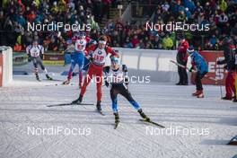 15.12.2019, Hochfilzen, Austria (AUT): Jules Burnotte (CAN), Rene Zahkna (EST) - IBU world cup biathlon, relay men, Hochfilzen (AUT). www.nordicfocus.com. © Nico Manzoni/NordicFocus. Every downloaded picture is fee-liable.