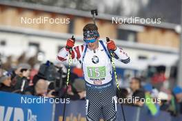 15.12.2019, Hochfilzen, Austria (AUT): Alex Howe (USA) - IBU world cup biathlon, relay men, Hochfilzen (AUT). www.nordicfocus.com. © Manzoni/NordicFocus. Every downloaded picture is fee-liable.