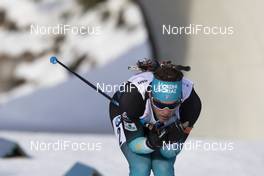 15.12.2019, Hochfilzen, Austria (AUT): Antonin Guigonnat (FRA) - IBU world cup biathlon, relay men, Hochfilzen (AUT). www.nordicfocus.com. © Manzoni/NordicFocus. Every downloaded picture is fee-liable.