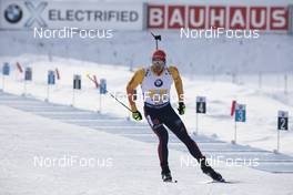 15.12.2019, Hochfilzen, Austria (AUT): Arnd Peiffer (GER) - IBU world cup biathlon, relay men, Hochfilzen (AUT). www.nordicfocus.com. © Manzoni/NordicFocus. Every downloaded picture is fee-liable.