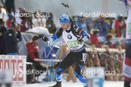 15.12.2019, Hochfilzen, Austria (AUT): Kalev Ermits (EST) - IBU world cup biathlon, relay men, Hochfilzen (AUT). www.nordicfocus.com. © Manzoni/NordicFocus. Every downloaded picture is fee-liable.