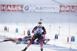 15.12.2019, Hochfilzen, Austria (AUT): Johannes Thingnes Boe (NOR) - IBU world cup biathlon, relay men, Hochfilzen (AUT). www.nordicfocus.com. © Manzoni/NordicFocus. Every downloaded picture is fee-liable.