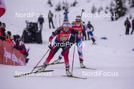14.12.2019, Hochfilzen, Austria (AUT): Ingrid Landmark Tandrevold (NOR) - IBU world cup biathlon, relay women, Hochfilzen (AUT). www.nordicfocus.com. © Nico Manzoni/NordicFocus. Every downloaded picture is fee-liable.