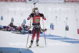 14.12.2019, Hochfilzen, Austria (AUT): Ingrid Landmark Tandrevold (NOR) - IBU world cup biathlon, relay women, Hochfilzen (AUT). www.nordicfocus.com. © Manzoni/NordicFocus. Every downloaded picture is fee-liable.