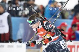 14.12.2019, Hochfilzen, Austria (AUT): Clare Egan (USA) - IBU world cup biathlon, relay women, Hochfilzen (AUT). www.nordicfocus.com. © Manzoni/NordicFocus. Every downloaded picture is fee-liable.