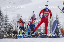 14.12.2019, Hochfilzen, Austria (AUT): Selina Gasparin (SUI), Megan Bankes (CAN) - IBU world cup biathlon, relay women, Hochfilzen (AUT). www.nordicfocus.com. © Nico Manzoni/NordicFocus. Every downloaded picture is fee-liable.