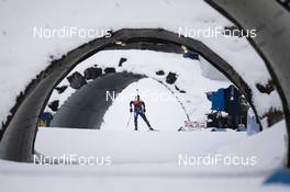 14.12.2019, Hochfilzen, Austria (AUT): Event Feature: undefined athlete competes on the track - IBU world cup biathlon, relay women, Hochfilzen (AUT). www.nordicfocus.com. © Manzoni/NordicFocus. Every downloaded picture is fee-liable.