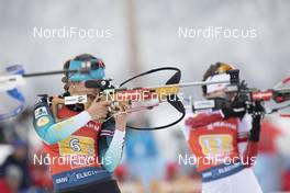 14.12.2019, Hochfilzen, Austria (AUT): Celia Aymonier (FRA) - IBU world cup biathlon, relay women, Hochfilzen (AUT). www.nordicfocus.com. © Manzoni/NordicFocus. Every downloaded picture is fee-liable.