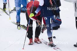 14.12.2019, Hochfilzen, Austria (AUT): Event Feature: Alpina technician at work - IBU world cup biathlon, relay women, Hochfilzen (AUT). www.nordicfocus.com. © Manzoni/NordicFocus. Every downloaded picture is fee-liable.