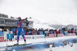 14.12.2019, Hochfilzen, Austria (AUT): Ekaterina Yurlova-Percht (RUS) - IBU world cup biathlon, relay women, Hochfilzen (AUT). www.nordicfocus.com. © Manzoni/NordicFocus. Every downloaded picture is fee-liable.