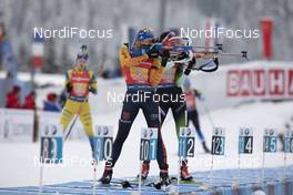 14.12.2019, Hochfilzen, Austria (AUT): Vanessa Hinz (GER) - IBU world cup biathlon, relay women, Hochfilzen (AUT). www.nordicfocus.com. © Manzoni/NordicFocus. Every downloaded picture is fee-liable.