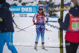 14.12.2019, Hochfilzen, Austria (AUT): Lena Haecki (SUI) - IBU world cup biathlon, relay women, Hochfilzen (AUT). www.nordicfocus.com. © Nico Manzoni/NordicFocus. Every downloaded picture is fee-liable.