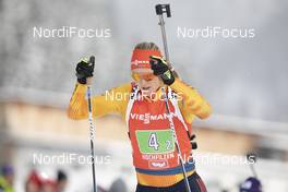 14.12.2019, Hochfilzen, Austria (AUT): Denise Herrmann (GER) - IBU world cup biathlon, relay women, Hochfilzen (AUT). www.nordicfocus.com. © Manzoni/NordicFocus. Every downloaded picture is fee-liable.