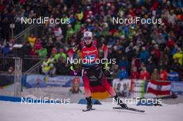 14.12.2019, Hochfilzen, Austria (AUT): Marte Olsbu Roeiseland (NOR) - IBU world cup biathlon, relay women, Hochfilzen (AUT). www.nordicfocus.com. © Nico Manzoni/NordicFocus. Every downloaded picture is fee-liable.