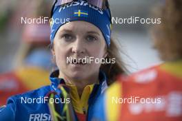 14.12.2019, Hochfilzen, Austria (AUT): Mona Brorsson (SWE) - IBU world cup biathlon, relay women, Hochfilzen (AUT). www.nordicfocus.com. © Manzoni/NordicFocus. Every downloaded picture is fee-liable.