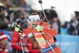 14.12.2019, Hochfilzen, Austria (AUT): Nadia Moser (CAN) - IBU world cup biathlon, relay women, Hochfilzen (AUT). www.nordicfocus.com. © Manzoni/NordicFocus. Every downloaded picture is fee-liable.