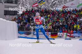 14.12.2019, Hochfilzen, Austria (AUT): Sanna Markkanen (FIN) - IBU world cup biathlon, relay women, Hochfilzen (AUT). www.nordicfocus.com. © Nico Manzoni/NordicFocus. Every downloaded picture is fee-liable.