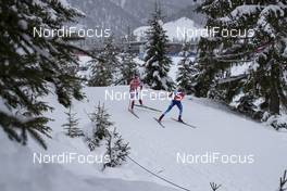 14.12.2019, Hochfilzen, Austria (AUT): Kinga Zbylut (POL), Elisa Gasparin (SUI) - IBU world cup biathlon, relay women, Hochfilzen (AUT). www.nordicfocus.com. © Nico Manzoni/NordicFocus. Every downloaded picture is fee-liable.