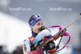 14.12.2019, Hochfilzen, Austria (AUT): Aita Gasparin (SUI) - IBU world cup biathlon, relay women, Hochfilzen (AUT). www.nordicfocus.com. © Manzoni/NordicFocus. Every downloaded picture is fee-liable.