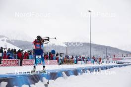 14.12.2019, Hochfilzen, Austria (AUT): Lena Haecki (SUI) - IBU world cup biathlon, relay women, Hochfilzen (AUT). www.nordicfocus.com. © Manzoni/NordicFocus. Every downloaded picture is fee-liable.