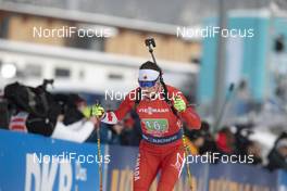 14.12.2019, Hochfilzen, Austria (AUT): Megan Bankes (CAN) - IBU world cup biathlon, relay women, Hochfilzen (AUT). www.nordicfocus.com. © Manzoni/NordicFocus. Every downloaded picture is fee-liable.