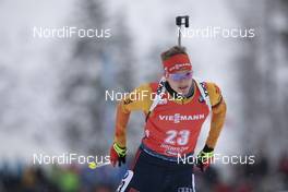 13.12.2019, Hochfilzen, Austria (AUT): Benedikt Doll (GER) - IBU world cup biathlon, sprint men, Hochfilzen (AUT). www.nordicfocus.com. © Manzoni/NordicFocus. Every downloaded picture is fee-liable.