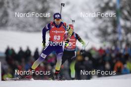 13.12.2019, Hochfilzen, Austria (AUT): Ruslan Tkalenko (UKR) - IBU world cup biathlon, sprint men, Hochfilzen (AUT). www.nordicfocus.com. © Manzoni/NordicFocus. Every downloaded picture is fee-liable.