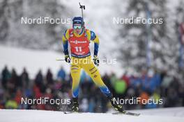 13.12.2019, Hochfilzen, Austria (AUT): Martin Ponsiluoma (SWE) - IBU world cup biathlon, sprint men, Hochfilzen (AUT). www.nordicfocus.com. © Manzoni/NordicFocus. Every downloaded picture is fee-liable.