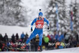13.12.2019, Hochfilzen, Austria (AUT): Apostolos Angelis (GRE) - IBU world cup biathlon, sprint men, Hochfilzen (AUT). www.nordicfocus.com. © Manzoni/NordicFocus. Every downloaded picture is fee-liable.