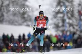 13.12.2019, Hochfilzen, Austria (AUT): Quentin Fillon Maillet (FRA) - IBU world cup biathlon, sprint men, Hochfilzen (AUT). www.nordicfocus.com. © Manzoni/NordicFocus. Every downloaded picture is fee-liable.