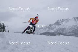 13.12.2019, Hochfilzen, Austria (AUT): Benedikt Doll (GER) - IBU world cup biathlon, sprint men, Hochfilzen (AUT). www.nordicfocus.com. © Nico Manzoni/NordicFocus. Every downloaded picture is fee-liable.