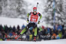 13.12.2019, Hochfilzen, Austria (AUT): Miha Dovzan (SLO) - IBU world cup biathlon, sprint men, Hochfilzen (AUT). www.nordicfocus.com. © Manzoni/NordicFocus. Every downloaded picture is fee-liable.