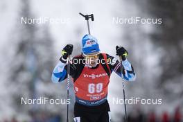 13.12.2019, Hochfilzen, Austria (AUT): Kalev Ermits (EST) - IBU world cup biathlon, sprint men, Hochfilzen (AUT). www.nordicfocus.com. © Manzoni/NordicFocus. Every downloaded picture is fee-liable.